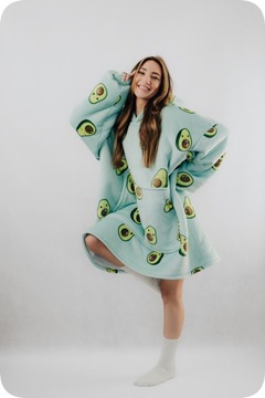 СВИТШОТ-ОДЕЯЛО Comfy Moment Blanket толстовка Avocado Oversize 2в1 Подарок