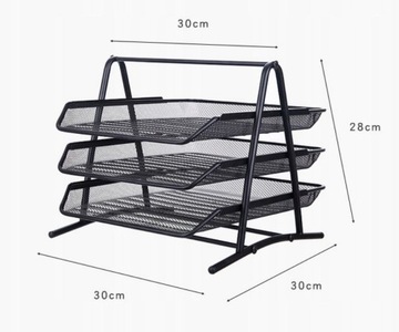 ЯЩИКИ ДЛЯ ДОКУМЕНТОВ 3 ПОЛКИ МЕТАЛЛИЧЕСКАЯ ПОЛКА А4 x4