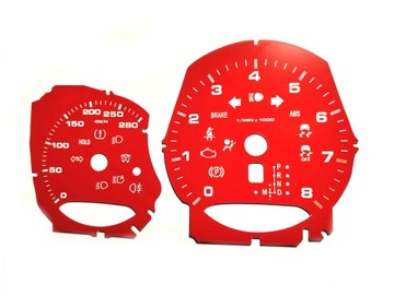 BUDÍKY KOTOUČE DO PORSCHE MACAN RED MPH=KM/H