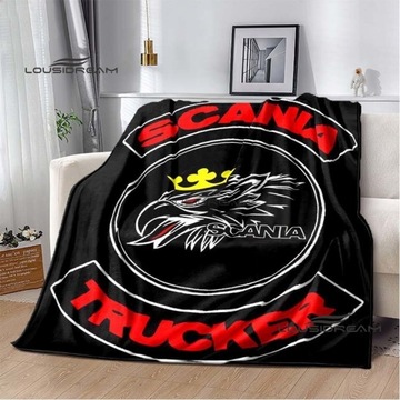 Koc Ciężarówka Scania rzuca koc miękki i wygod