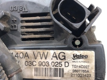 ГЕНЕРАТОР VW GOLF VI 03C903025D 1.4 122KM 08-14