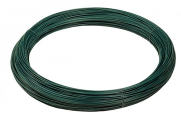 DRUT NACIĄGOWY PCV 3,6 ZIELONY RAL 6005 SIATKA 50m