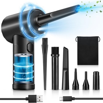 3W1 BEZPRZEWODOWY DOODKURZACZ USB DO ZDMUCHNĄĆ MODEL DMUCHANY 68W