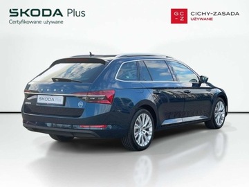 Skoda Superb III Kombi Facelifting 2.0 TDI SCR 150KM 2021 Skoda Superb 2.0TDI 150KM Style DSG SerwisASO Panorama Matrix Navi Hak FV23, zdjęcie 4