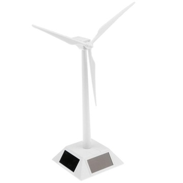 MagiDeal Solar Wind Model DIY Nowość Zabawka edukacyjna Biała