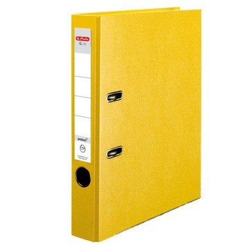 SEGREGATOR BIUROWY Q.FILE A4 5cm ŻÓŁTY HERLITZ