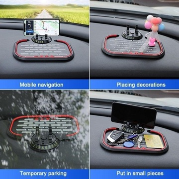 Автомобильный многофункциональный противоскользящий коврик для автомобильного телефона