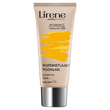 LIRENE Podkład rozświetlający 04 Opalony 30ml