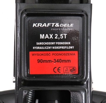 АВТОМОБИЛЬНЫЙ ДОМКРАТ FROG 2,5 Т НИЗКИЙ РЕЗИНОВЫЙ ДОМКРАТ