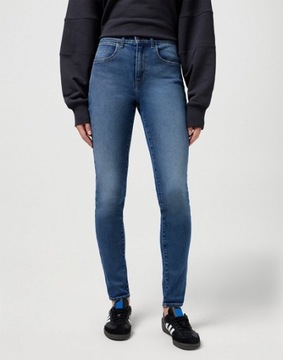 Spodnie Damskie Wrangler Skinny Dark Wash 112351742 W29 L32