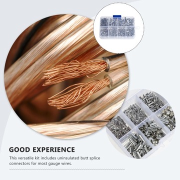 Кабельные наконечники Зажимы для электрических кабелей 600 шт.