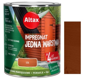 ALTAX IMPREGNAT DREWNA OGRODOWEGO TIK 0.75L