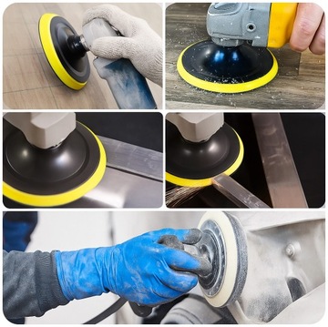 KRĄŻEK PAPIER ŚCIERNY KRĄŻKI ŚCIERNE NA RZEP 50szt 125mm P40 DO SZLIFIERKI