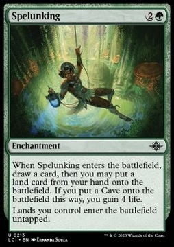 Karta Magic: The Gathering Spelunking WIZARDS OF THE COAST
