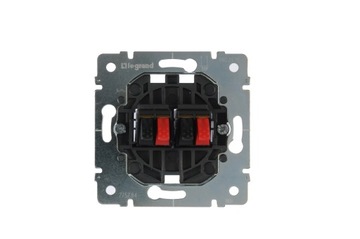 GNIAZDO GŁOŚNIKOWE PODWÓJNE 4 MM2 SISTENA LIFE - 775784 - LEGRAND