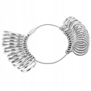 UK Ring Finger Sizer Gauge Pomiar wielkości