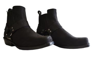 Buty Motocyklowe Skórzane Kowbojki KST MATT r. 44