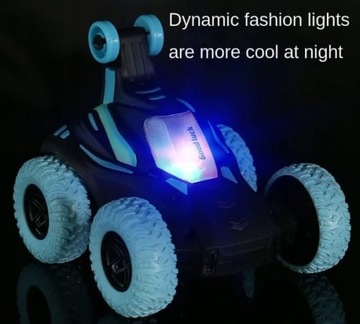 SAMOCHODZIK - KACZKA WYKONA OBRÓTKI 360 STOPNI Z OŚWIETLENIEM I DŹWIĘKAMI!