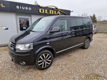 Volkswagen Multivan T6 2014 Volkswagen Multivan T5 Lift Multivan Highline Dsg 4x4 Xenon Led Zadbany, zdjęcie 9