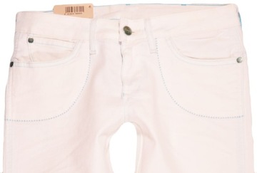 WRANGLER spodnie WHITE low skinny MOLLY _ W28 L34