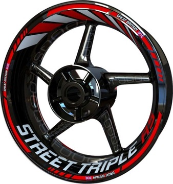 NAKLEJKI FELGI RANTY FOOQS TRIUMPH STREETTRIPLE-RS