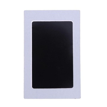 Бесконтактные чернила для отпечатков рук не пачкают ногу.