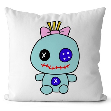 PODUSZKA STICH LILO I STICH PREZENT DLA DZIECKA JASIEK 40X40 CM MIKROFIBRA