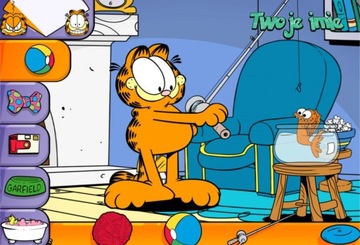 Puzzle seled Garfield 110 szt. Garfield seled11