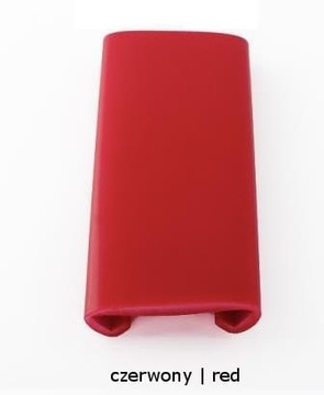 Listwa poręczowa 40x6mm CZERWONA 20mb