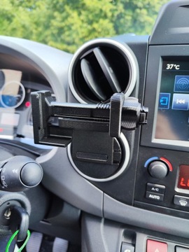 Держатель для телефона Peugeot PARTNER и Citroen BERLINGO Matt Black