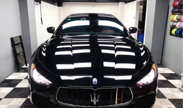 ФОЛЬГА АВТОМОБИЛЬНАЯ ГЛЯНЦЕВАЯ ЧЕРНАЯ Цвета на метр 100х123см