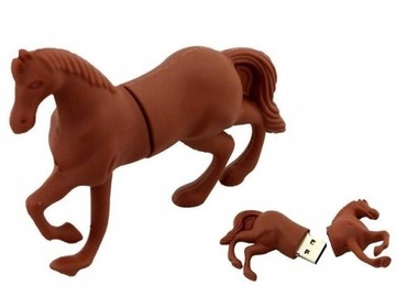PENDRIVE USB SZYBKI FLASH DRIVE ULTRA PAMIĘĆ ZAWIESZKA PREZENT KONIK 64GB