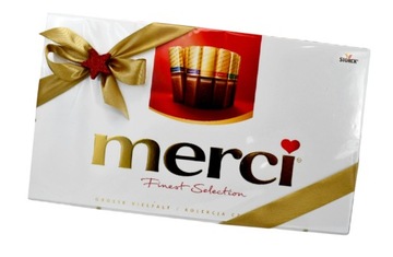 Bombonierka Merci 400g Storck Czekoladki Mix smaków Święta Prezent Mikołaj