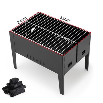 Гриль Складной портативный легкий гриль для курильщика