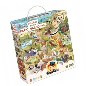 CzuCzu Dzikie puzzle Parki narodowe 6+