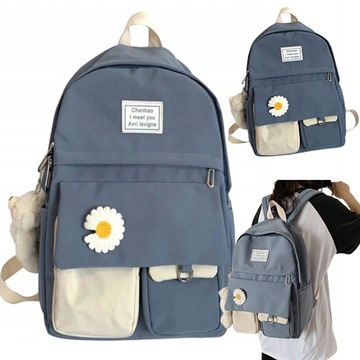 ШКОЛЬНЫЙ РЮКЗАК ДЛЯ ПОДРОСТКОВ, БОЛЬШИЕ ЦВЕТА, А4, МОДНЫЙ РЮКЗАК ДЛЯ МОЛОДОЙ ШКОЛЬНИКИ