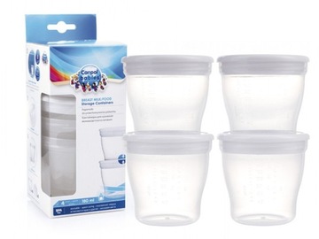 Canpol Babies Pojemniki do pokarmu 4szt 180ml