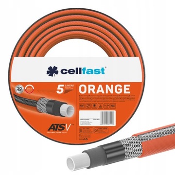 САДОВЫЙ ШЛАНГ CELLFAST ОРАНЖЕВЫЙ ATSV 5-WARST 1