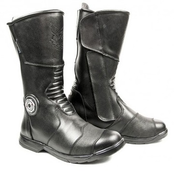 POLSKIE BUTY MOTOCYKLOWE SKÓRZANE TURYSTYCZNE WODOODPORNE RACEBOOTS ZW1