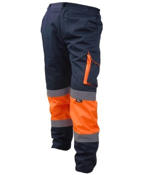 Spodnie robocze do pasa ostrzegawcze odblaskowe VWTC17ON/XL