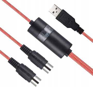 ИНТЕРФЕЙСНЫЙ КАБЕЛЬ MIDI-USB-ВХОД 2М