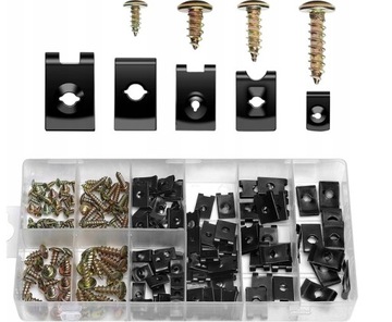 WKRĘTY BLASZKI SPINKI MONTAŻOWE SAMOCHODOWE PODKŁADKI ŚRUBKI DO KAROSERII