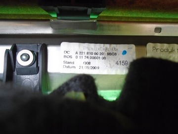 MERCEDES W221 FACELIFT ROLETA ZADNÍ ŽALUZIE