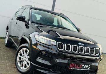 Jeep Compass II SUV Facelifting 1.3 GSE T4 130KM 2021 Jeep Compass LIFT 1,3 T4 Multi Led Virtual Tacho Skora Navi Kamera Reling, zdjęcie 9