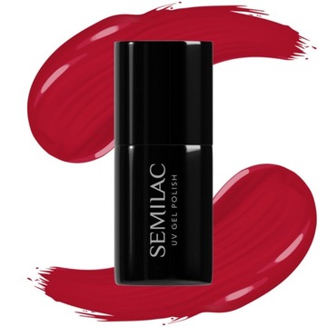 Semilac Lakier Hybrydowy Do Paznokci Raspberry Wine 401 Malinowy 7ml