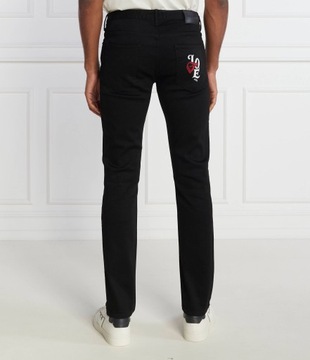 EMPORIO ARMANI jeansy j06 | Slim Fit czarny