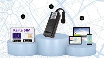 GPS-локатор A1X БЕЗ ПОДПИСКИ для автомобиля, мотоцикла, ОТКЛЮЧЕНИЕ ЗАЖИГАНИЯ