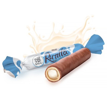 CUKIERKI Rurki waflowe mleczne RURRITA konafetto-1kg