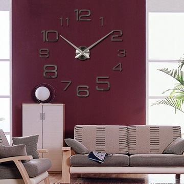 hot sale Diy acrylic mirror large wall clock