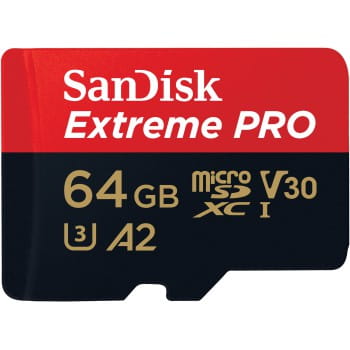 SanDisk micro SDXC Extreme PRO 64GB 200/90MBs A2